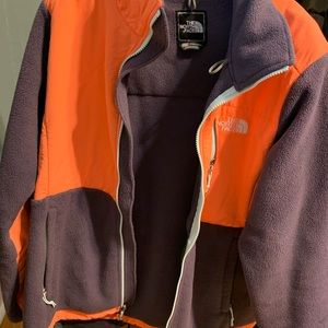 Denali north face freeze. Coral and purple. Size xl